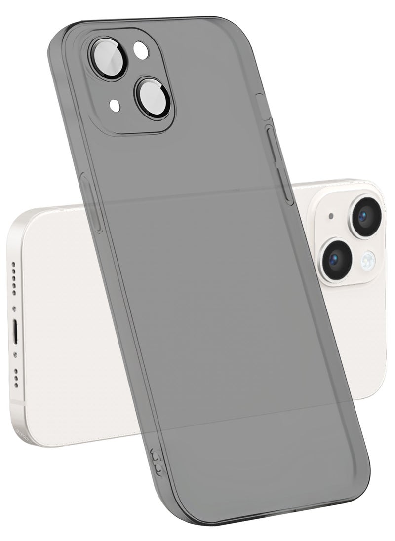 CATANES (for iPhone 14) Case Cover Air Skin Series Back Cover Sturdy Durable Thin Case Drop Protection Cover - Transparent Grey  - Image 2