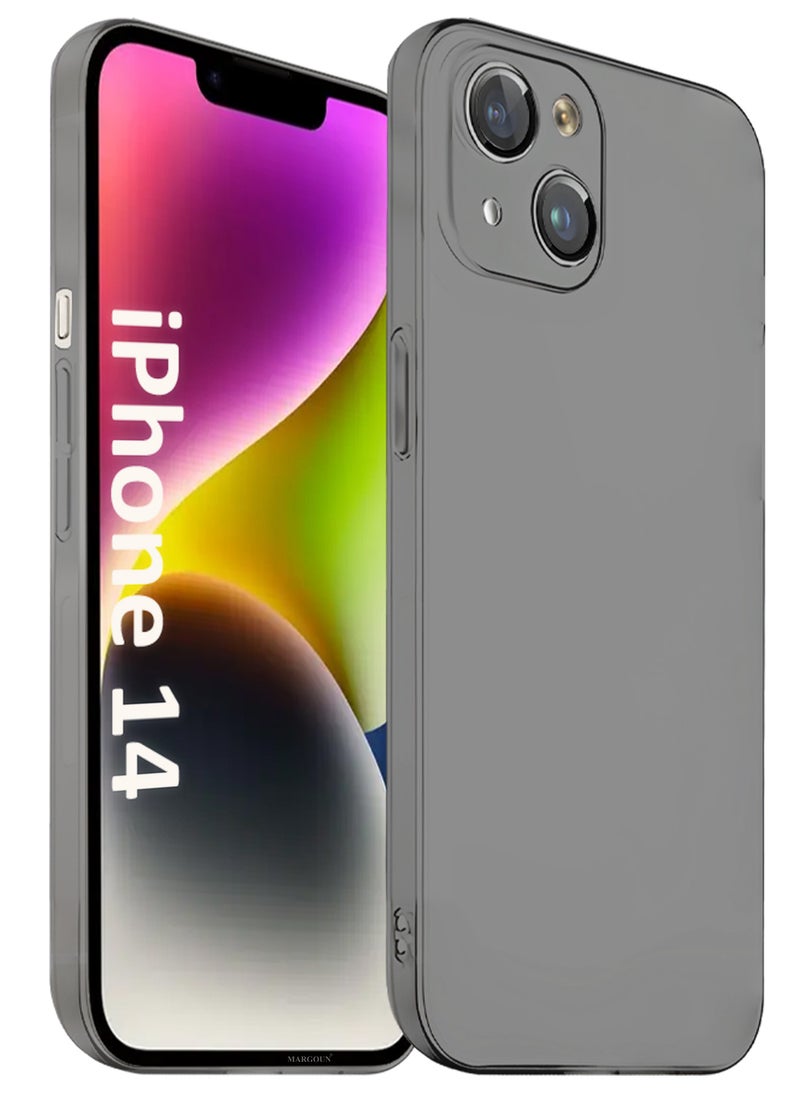 CATANES (for iPhone 14) Case Cover Air Skin Series Back Cover Sturdy Durable Thin Case Drop Protection Cover - Transparent Grey  - Image 1