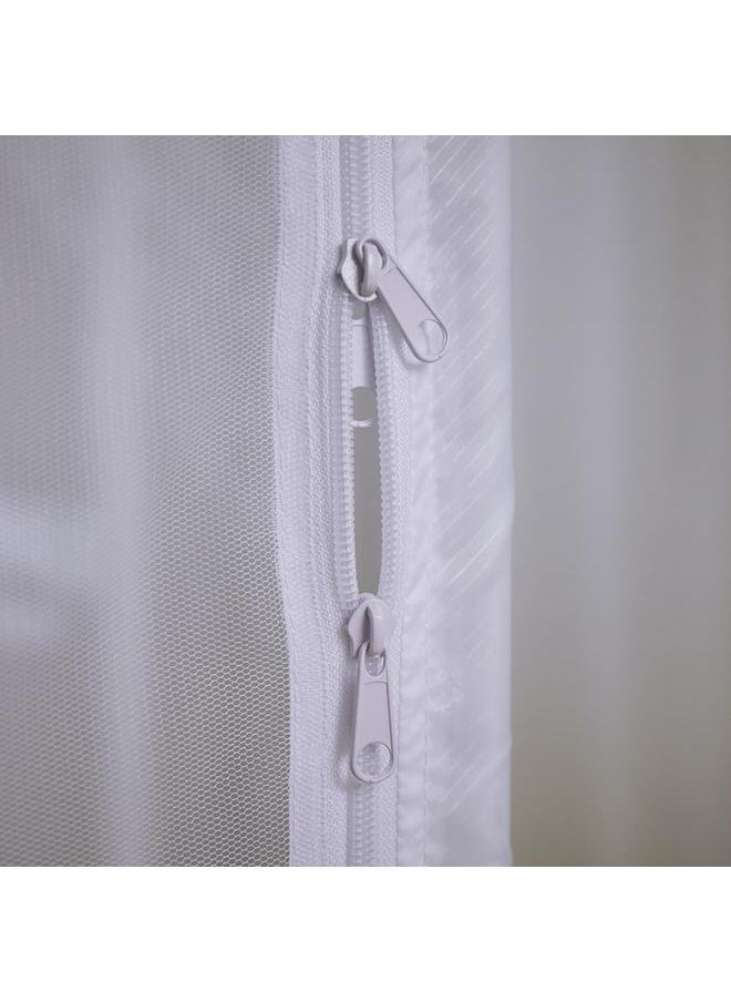 Bluejw - New Year Good Student Mosquito Net Dormitory Bed 0.9 M 1.2 M Bed Dormitory Single Bed With Bracket - Image 1