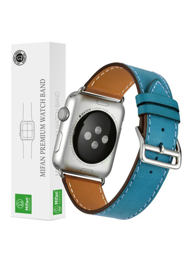 NIBEMINENT Replacement Band For Apple Watch Series 1/2/3/4 44/42 mm Blue - Image 1