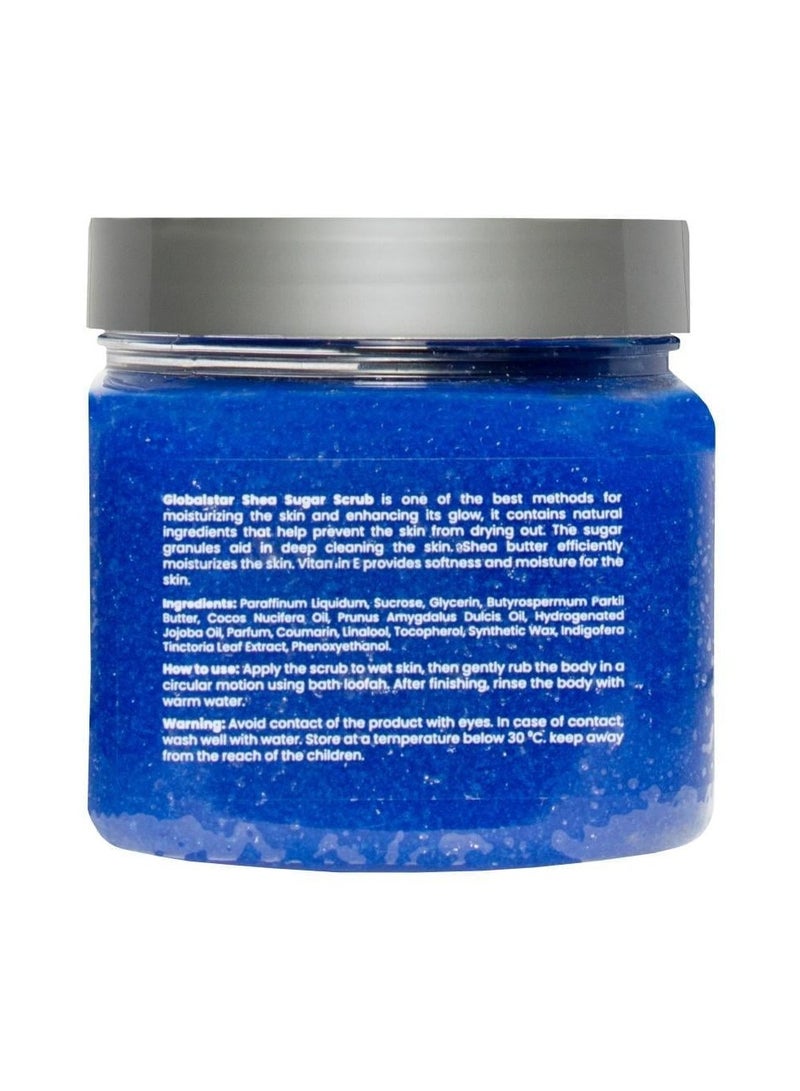 جلوبال ستار Global Star Shea & Blue Indigo Sugar Scrub - 600 ml - Image 2