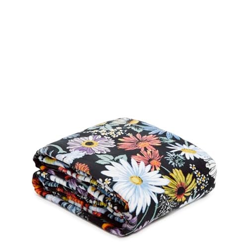 Vera Bradley Fleece Oversized Plush Throw Blanket, Daisies - Image 4