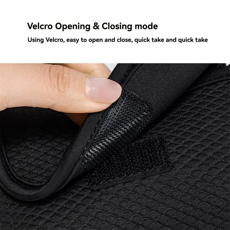 Compact Camera Bag: Black Scratch-resistant Water-resistant Fabric - Compartmentalised Storage Convertible Shoulder Bag with 6 Hooks for Photography Enthusiasts - Image 2