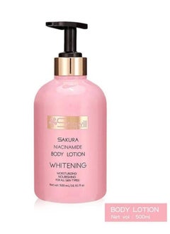 Shawill Sakura Niacinamide Body Lotion Whitening 500ML 
