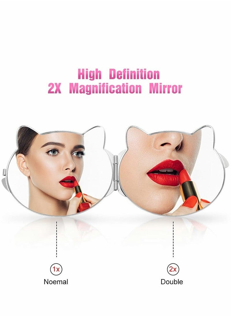 Y&D 2 Pcs Pocket Small Compact Mirror, Mirror for Purse  - Image 2