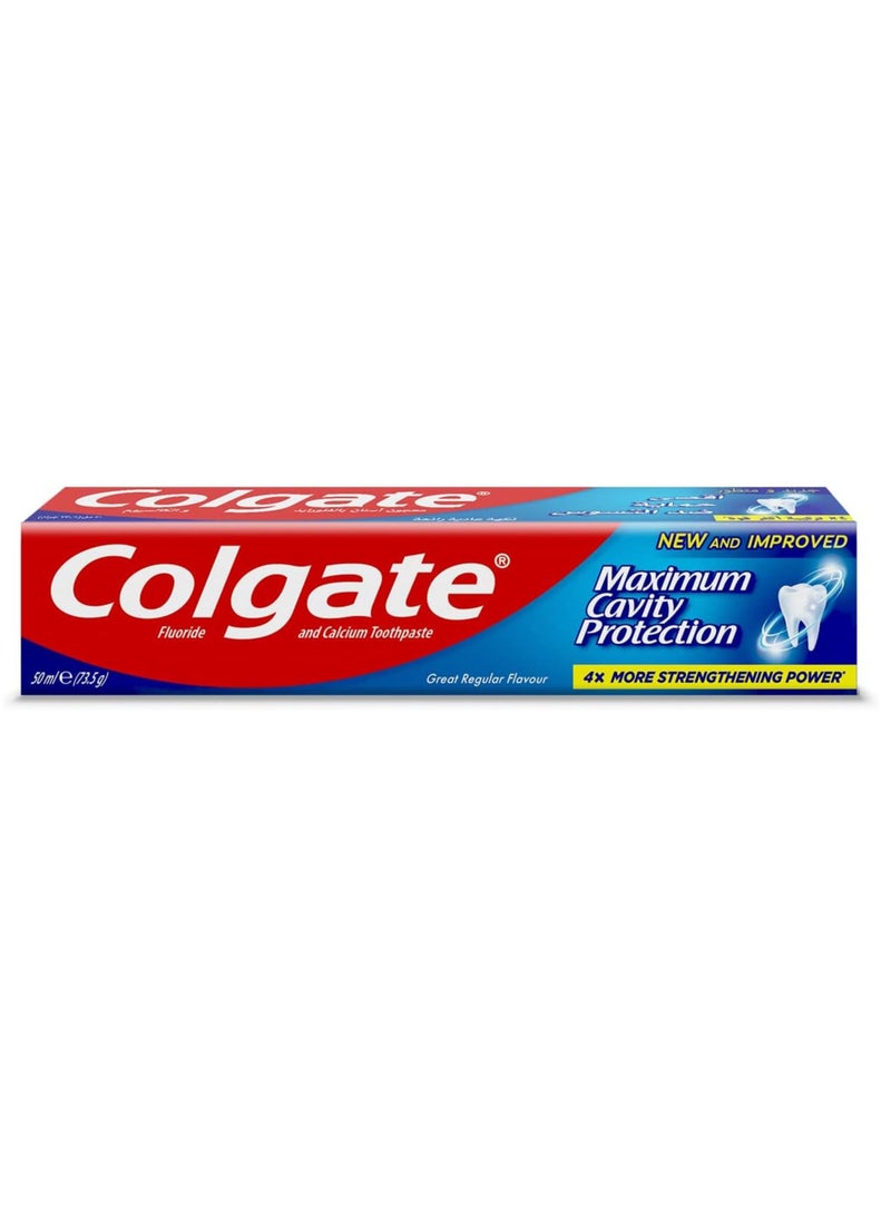 Colgate Pack Of 2 Colgate Maxiumum Cavity Protection With Flouride 50 Ml  - Image 3