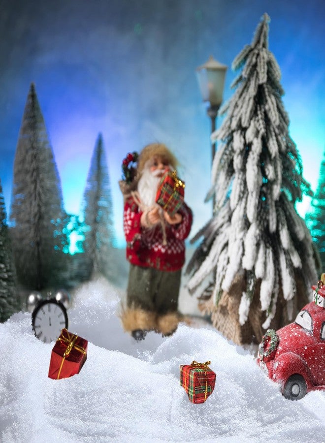 Aoriher 3 Pcs 9.84 x 1.31 ft Snow Blanket and 10.6 oz Fake Snow for Christmas Village Artificial Snow Sheets Snowflakes Fluffy Snow Cover for Christmas Tree Crafts Winter Decorations(White) - Image 5