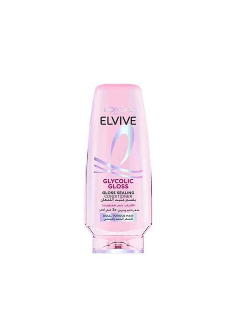 Elvive Glycolic Gloss Extra Gloss Conditioner with 5% Glycolic Acid for Dull and Porous Hair 360ML