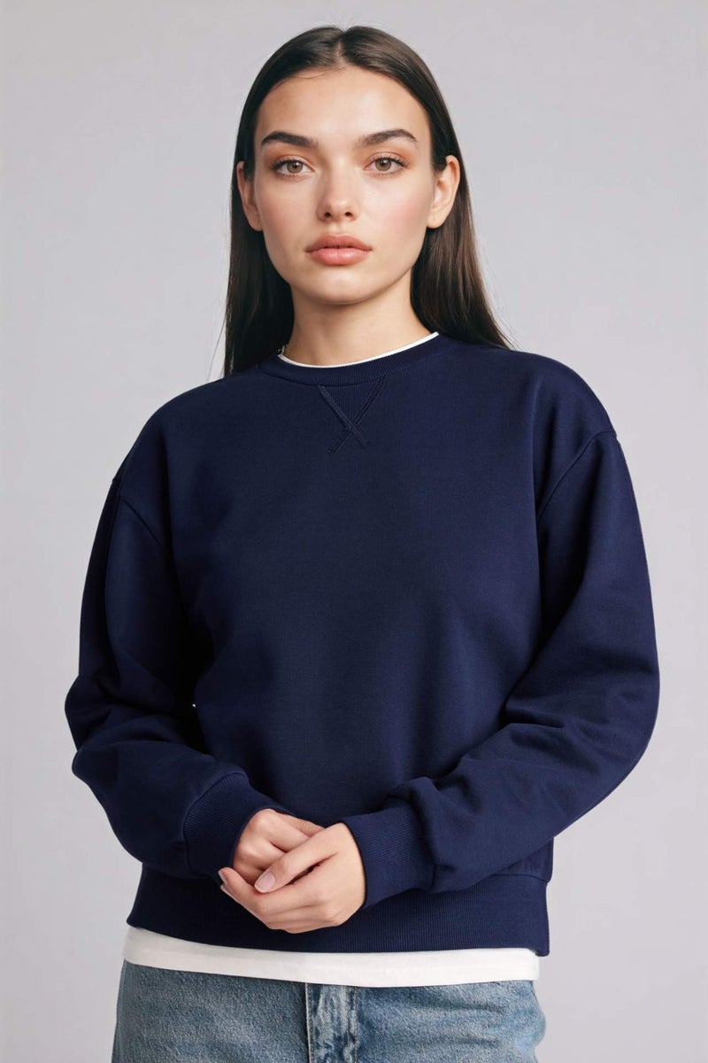 DeFacto Relax Fit Basic Sweatshirt - Image 3