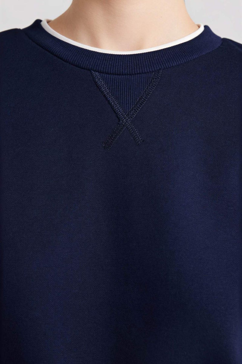 DeFacto Relax Fit Basic Sweatshirt - Image 4
