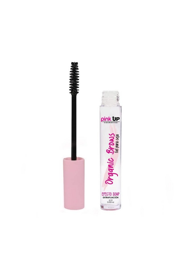PINK UP Organic Brows| Eyebrow Gel | Brow Gel| Clear Mascara | Transparent gel to comb the eyebrows| Provides definition and volume| Maximum fixation| Model PKOE01 - Image 3