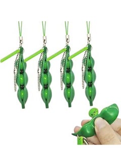 JTKREW Fidget Toys,Funny Funny Cool Decompression Bean Polka Dot Toy Keychain