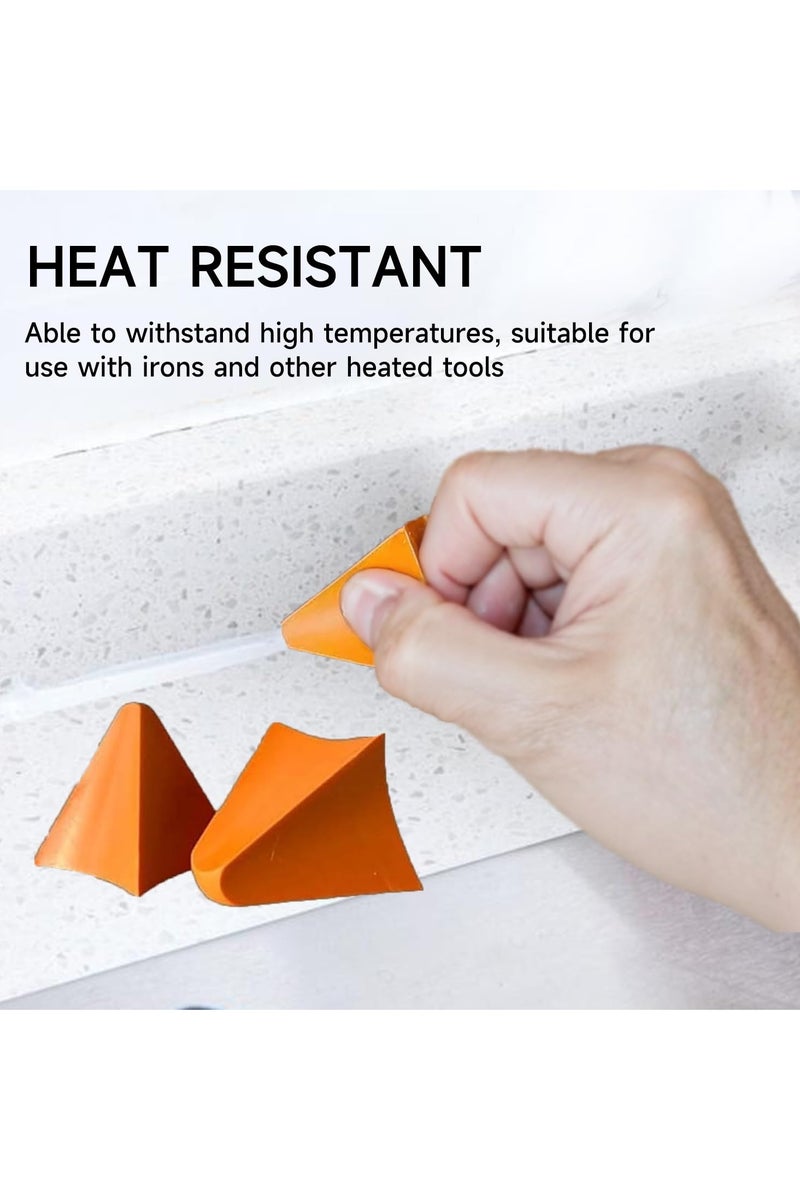 CMGTYYD Silicone Seam Tools, Silicone Caulking Tool, Caulk Finishing Tool, Caulk Smoothing Tool, Reusable Caulking Applicator Finishing Tool, 3/6/10/16mm Calking Tool for Kitchen, Bathroom, Joint (2PCS) - Image 2