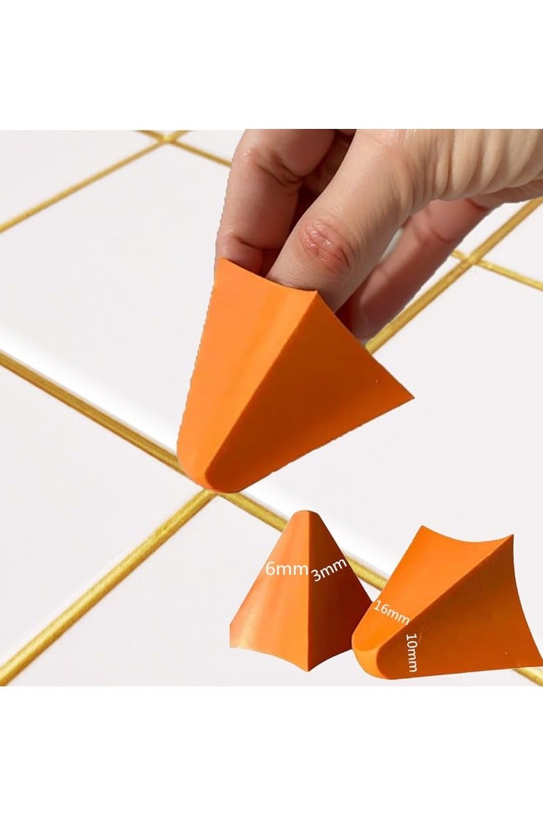 CMGTYYD Silicone Seam Tools, Silicone Caulking Tool, Caulk Finishing Tool, Caulk Smoothing Tool, Reusable Caulking Applicator Finishing Tool, 3/6/10/16mm Calking Tool for Kitchen, Bathroom, Joint (2PCS) - Image 4