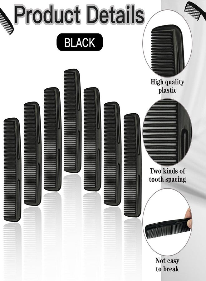 Goiio 100 Pieces Black Hair Combs, Pocket Hair Combs Fine Dressing Comb for Women and Men - Image 3