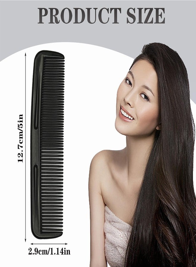 Goiio 100 Pieces Black Hair Combs, Pocket Hair Combs Fine Dressing Comb for Women and Men - Image 2