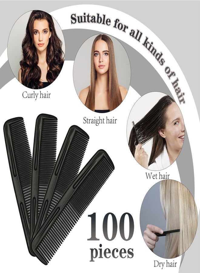 Goiio 100 Pieces Black Hair Combs, Pocket Hair Combs Fine Dressing Comb for Women and Men - Image 4