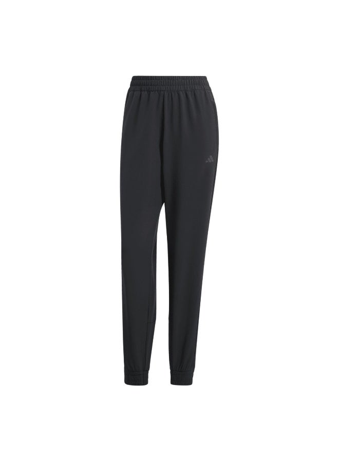 Adidas pacer workout 3 stripes woven mid rise women pants - Image 1
