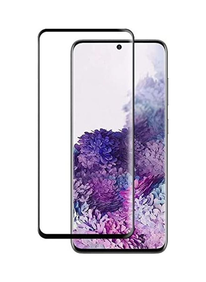 ICS Tempered Glass Screen Protector For Samsung Galaxy S20/S20 5G Clear/Black - Image 1