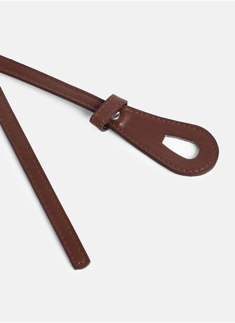 Haute Sauce The Curve Loop Belt - Brown