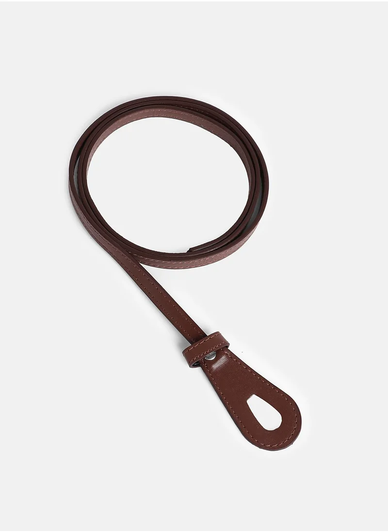 Haute Sauce The Curve Loop Belt - Brown