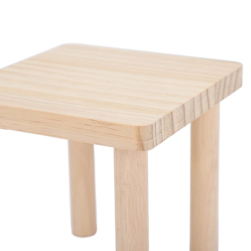 Natural Textured Wooden Hamster Stand Platform 4.5in for Syrian Hamsters - Image 5