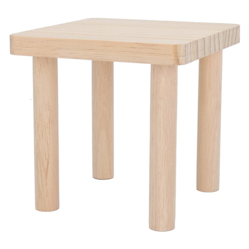 Natural Textured Wooden Hamster Stand Platform 4.5in for Syrian Hamsters - Image 3