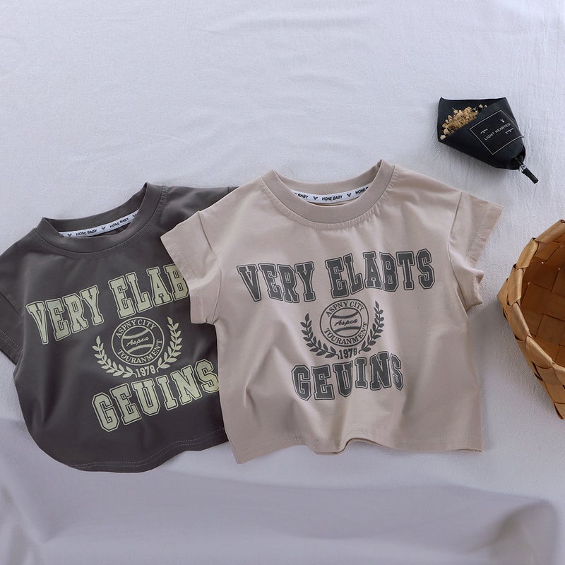 Children'S Summer Wide Shoulder Vest Korean T-Shirt Ice Porcelain Cotton Boys And Girls Jacket Children'S Sleeveless Loose One-Piece - Image 2