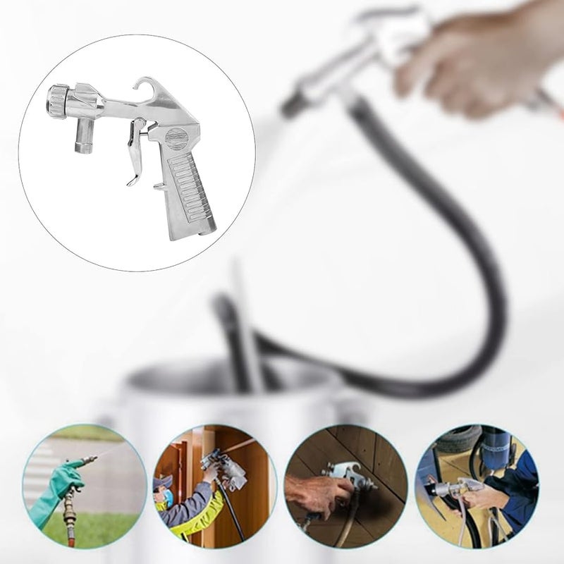 Pneumatic Sand Blasting Gun with 4 Ceramic Nozzles for Sandblast Cabinet - Image 5