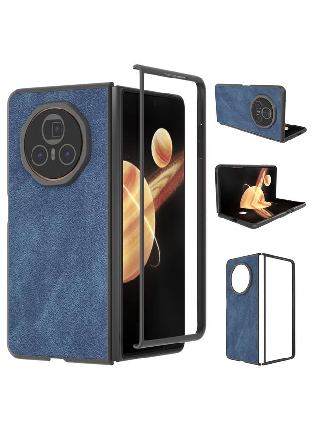 اس-توب جراب لهاتف Honor Magic V3 مصنوع من جلد البولي يوريثان وحافة سوداء - Image 1