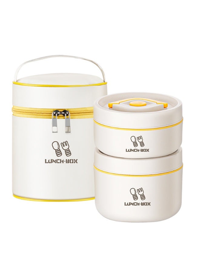 Anna 316 Stainless Steel Japanese-Style Insulated Microwave Bento Lunch Box - Image 1