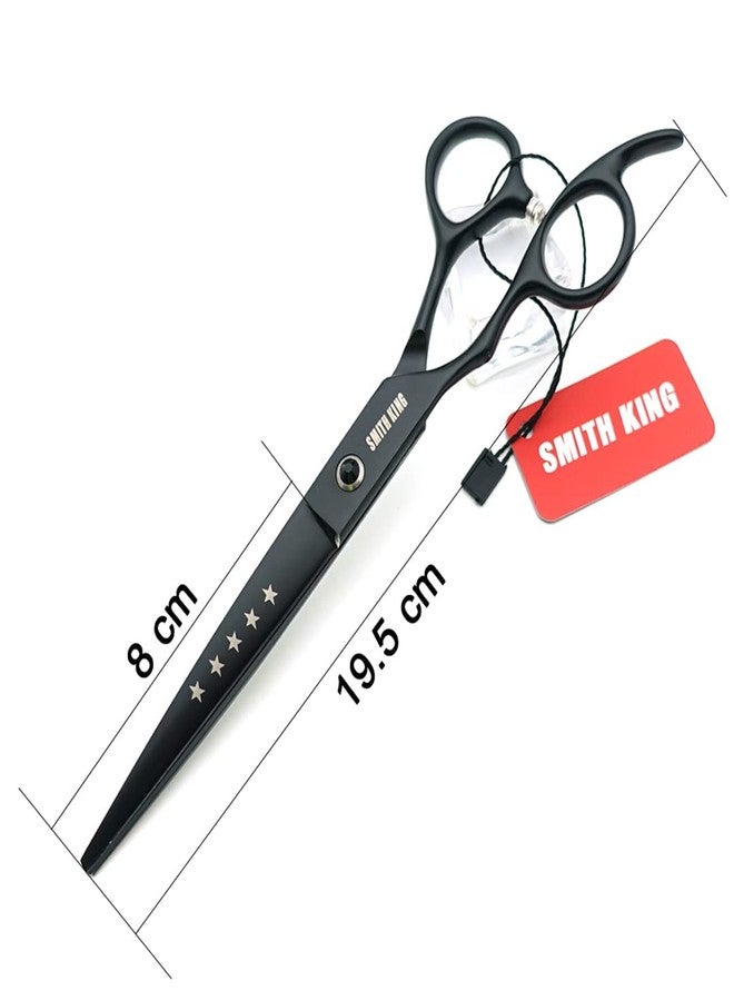 Smithking 7.0 inches Professional Dog Grooming Scissors Set Straight & Curved & chunkers & comb 4pcs in 1 Set Left-handed - Image 5