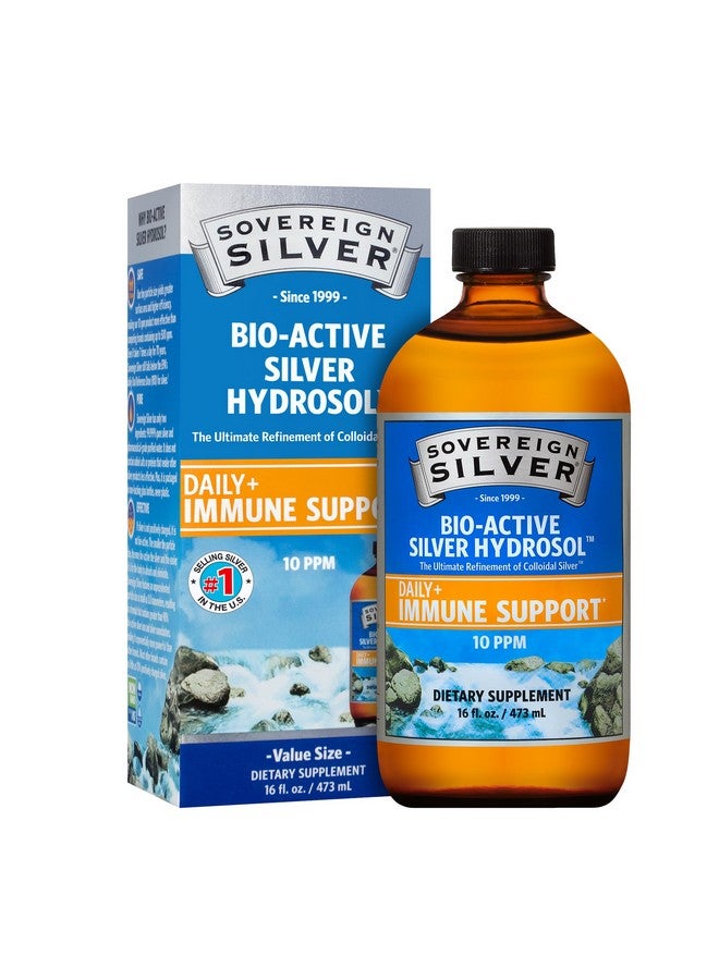 سوفرين سيلفر هيدروسول الفضة الحيوي النشط من سوفيرين سيلفر لدعم المناعة - سائل الفضة الغروية - 10 جزء في المليون، 16 أونصة (473 مل) - حجم اقتصادي - Image 1