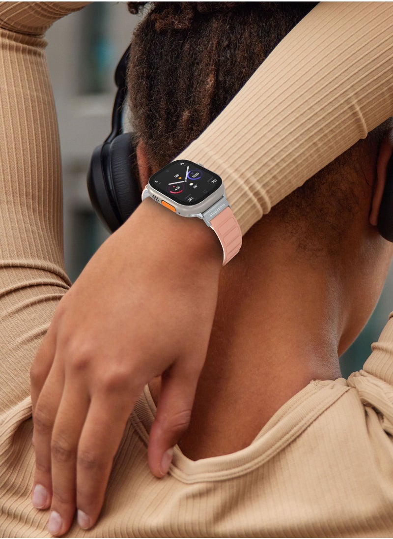 blupebble - Silicone Reversible Magnetic Strap for Apple Watch Ultra 41/40/38MM Compatible with Series 8 | 7 | 6 | 5 | 4 | 3 | SE - Image 1