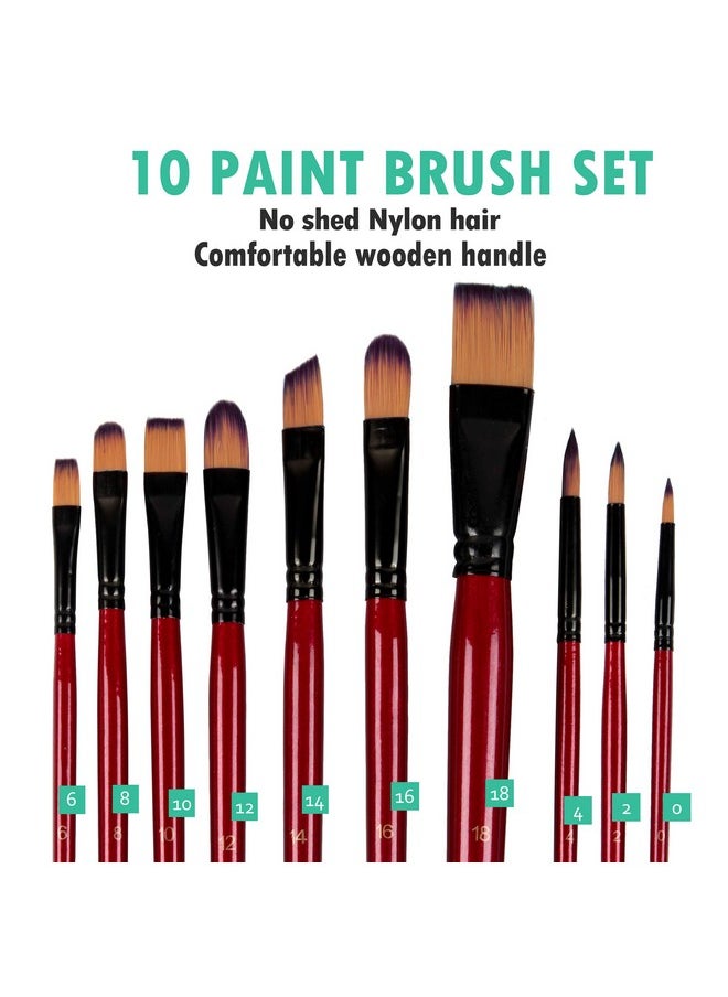 Falling In art - Falling in Art Beechwood Easel Box Set, 27 Pcs Tabletop Acrylic Paint Set, Portable Display Easel Stand with 12 Acrylic Paints, Canvas Panels and Brushes, Suitable for Beginners and Professionals - Image 1