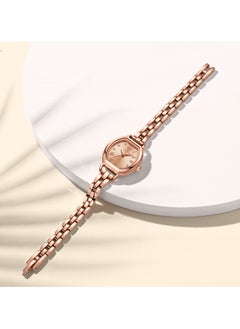NAVIFORCE Elegant Women's Quartz Watch Classic Tonneau-Shaped Dial with Roman Numerals Stainless Steel Bracelet Sparkling Hour Markers Fashionable Timepiece for Everyday Wear and Special Occasions  - Image 3