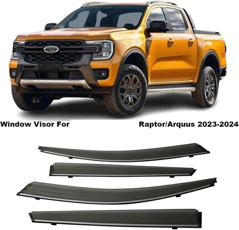 Wivplex Side Window Visor for Ford Ranger Raptor 2023-2024 - Image 4
