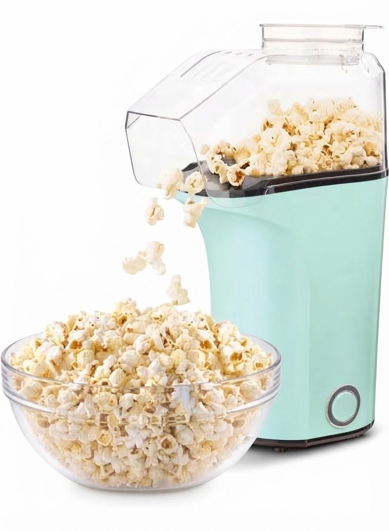 Hot air popcorn machine with a modern design