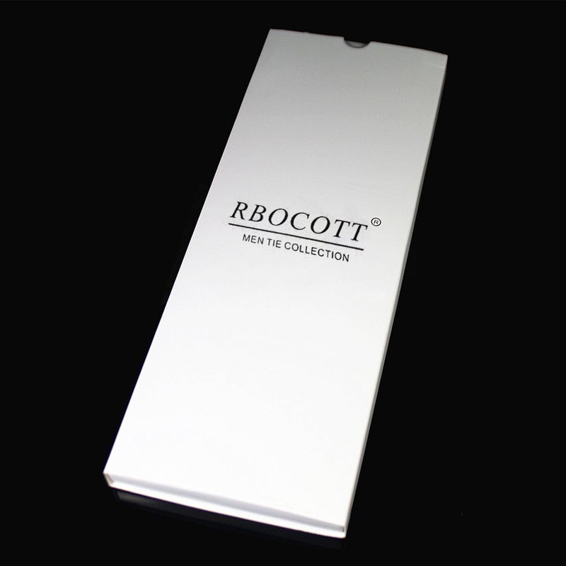 RBOCOTT Silk Olive Green Tie Business Wedding Formal Necktie for Men (Olive Green2) - Image 3