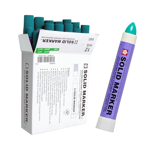SAKURA SOLID MARKER Sakura Solidified Paint Solid Marker, Green (Box of 12),XSC-29 - Image 1