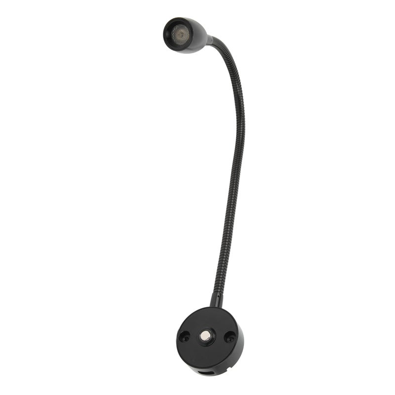 Dimmable Reading Light 3 Color Adjustable Black Wall Mount LED Reading Lamp - Flexible Gooseneck High Quality Reading Light for RVs Bedrooms - Image 3