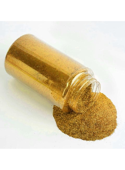Glitter Shaker Bottle, 100g Gold Glitter Pots for Resin Epoxy Slime Painting Scrapbooking Arts and Crafts Supplies