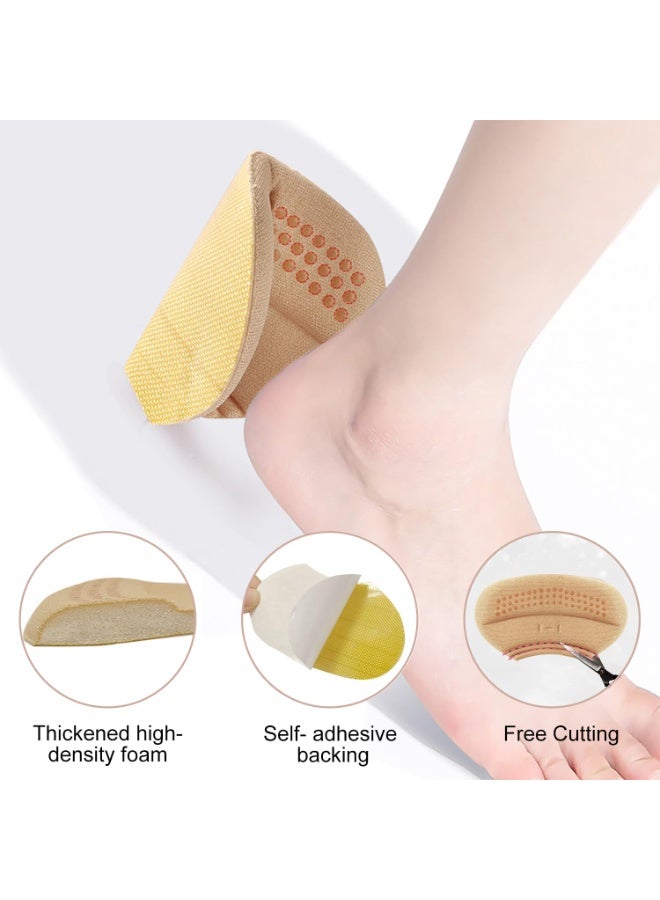 Set of 4 Pairs of Adhesive Heel Pads, Heel Protectors, Shoe Protectors for Men and Women with Padding, Heel Cushions to Prevent Blisters and Friction - Image 4