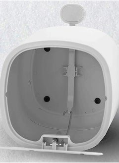 Generic Round Plastic Desk Trash Can, Double-Layered, Pedal-Type Waste Bin with Lid for Living Room, Bedroom, Office, School, etc. Trash Can with Lid.  - Image 3