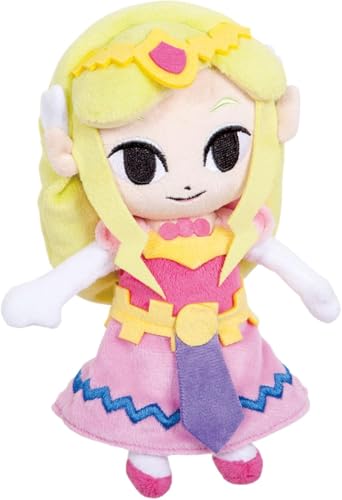 Sanei The Legend of Zelda The Wind Waker 7.5" Princess Zelda HD Plush - Image 2
