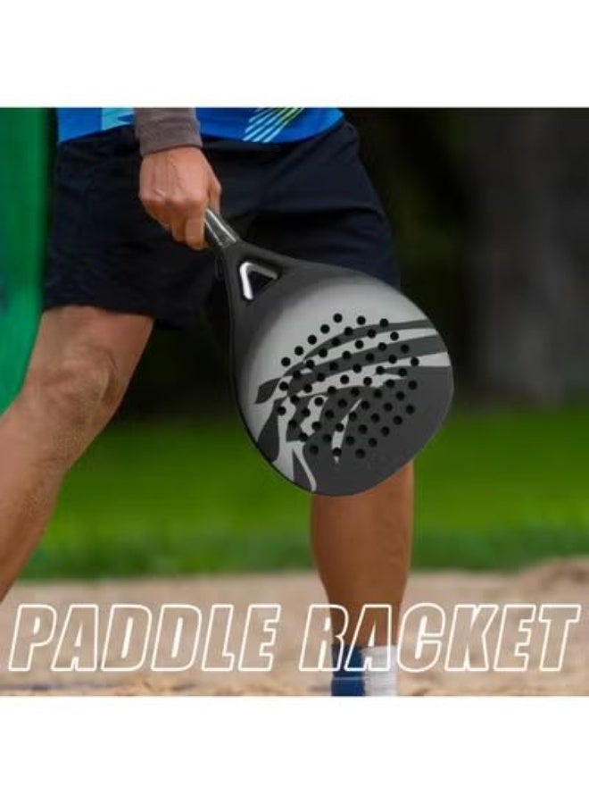 أكسبيه مضرب تنس Padel خفيف الوزن مضرب تنس مضرب تنس من الألياف الزجاجية مضرب مجداف من الألياف الزجاجية مع غطاء حقيبة - Image 4
