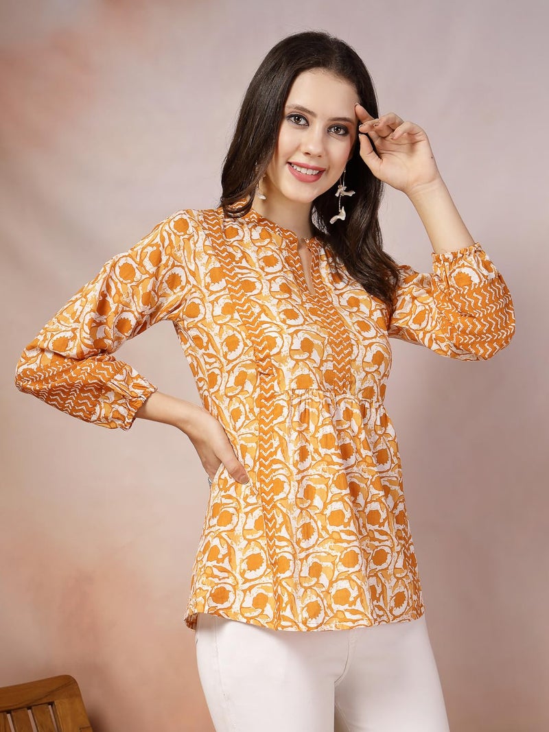 Stylum Women's Floral Printed Cotton Top - Image 3