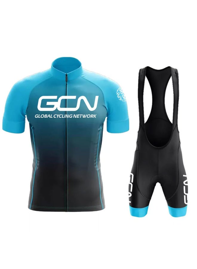 Gcn Summer New Graded Cycling Suit Short-sleeved Mountain Road Race Quick-drying Suit Team Edition Cycling Suit