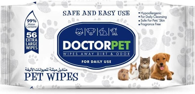 DoctorPet Doctor Pet Wipes - Extra Large Pack of 336 - Image 2