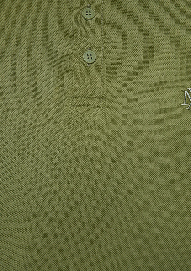 مافي Blue Men's Khaki Polo T-Shirt 064946-28524